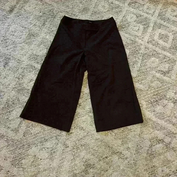 Style & Co Wide Leg Brown Capris - Picture 1 of 3